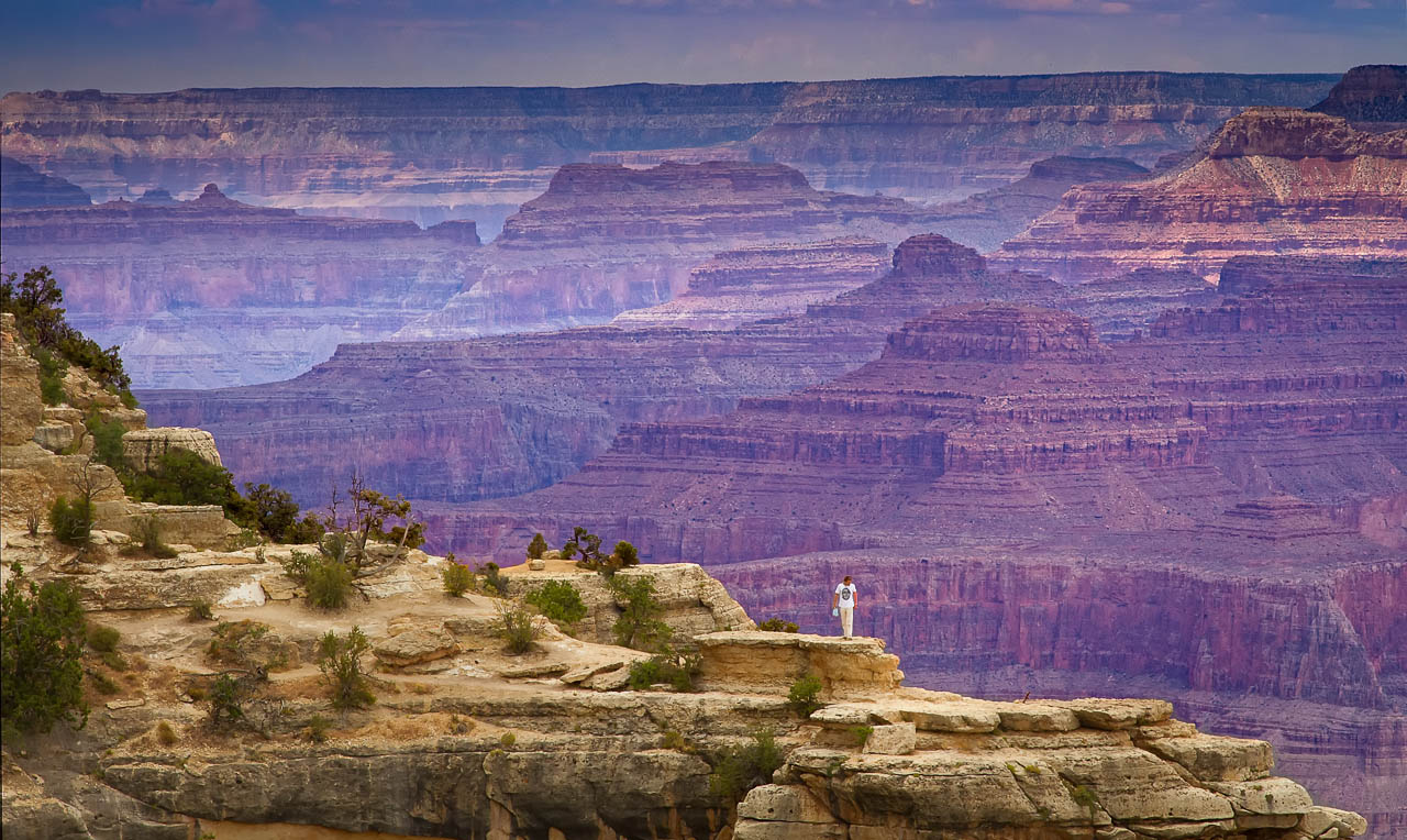 Man vs. Grand Canyon